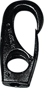 Gummischnur Nuova Rade Snap Hook Polyamide Black 6 mm