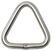 Boat Deck Fittings Seasure Triangle Stainless Steel 8x50 mm