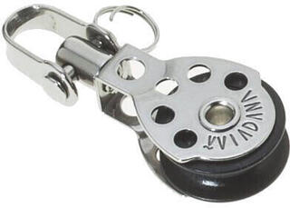 Viadana 25mm Single Block - Swivel With Shackle