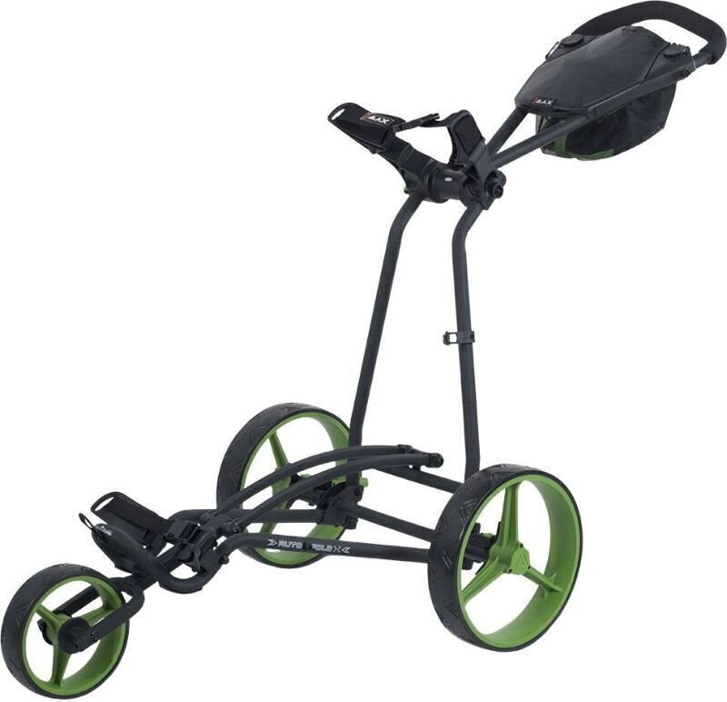 Ročni voziček za golf Big Max Autofold X Phantom/Lime Ročni voziček za golf