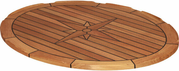 Boat Table, Boat Chair Talamex Teak TableTop Ellips - 1