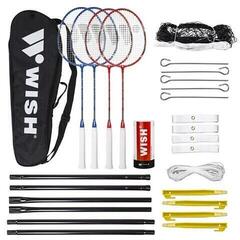 Wish Alumtec 5566 Bedminton Set Red/Blue