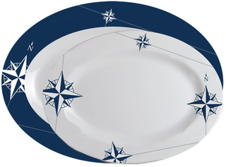 Marine Business NORTHWIND Melamine oval serving dish set