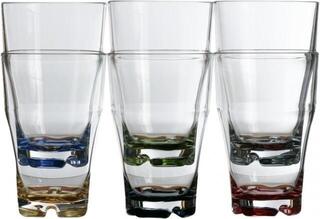 Marine Business PARTY Stackable beverage glass -coloured base set