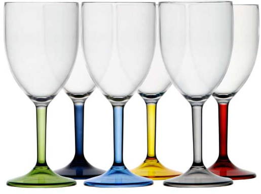 Pratos marítimos, talheres marítimos Marine Business Party Set 6 Wine Glass
