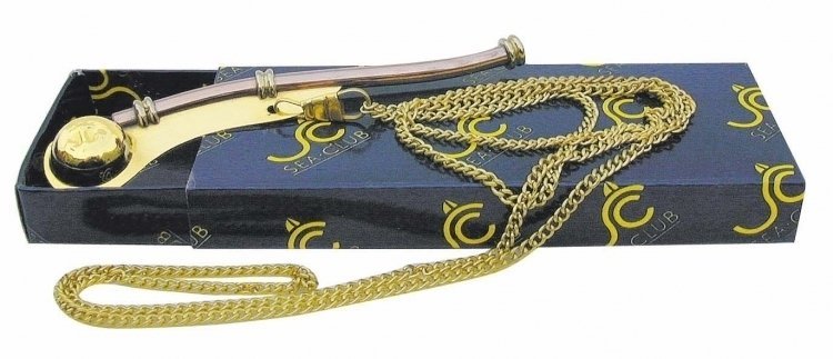 Lodný zvon Sea-Club Boatswain's whistle with chain 12cm