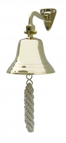 Dzwon mosiężny, Gwizdek bosmański, Róg sygnałowy Sea-Club Ship's Bell 10cm