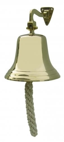 Dzwon mosiężny, Gwizdek bosmański, Róg sygnałowy Sea-Club Ship's Bell 15cm