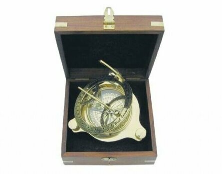 Kompas mosiężny, sekstant mosiężny Sea-Club Sundial compass o 11 cm - 1