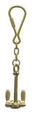 Sea-club Porte-clés Ancre laiton