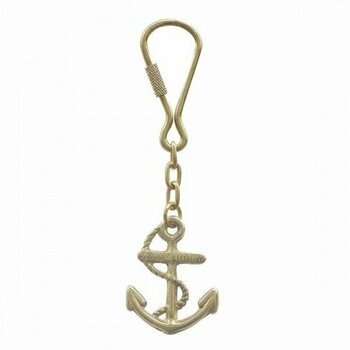 Nautical Keyring Sea-Club Keyring Anchor Brass II - 1