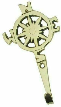 Námornícka kľúčenka Sea-Club Keyholder Compass rose - brass - 1