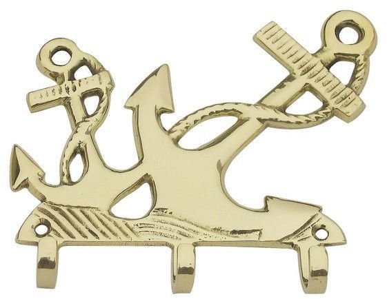 Lodní klíčenka Sea-Club Keyholder Anchors - brass
