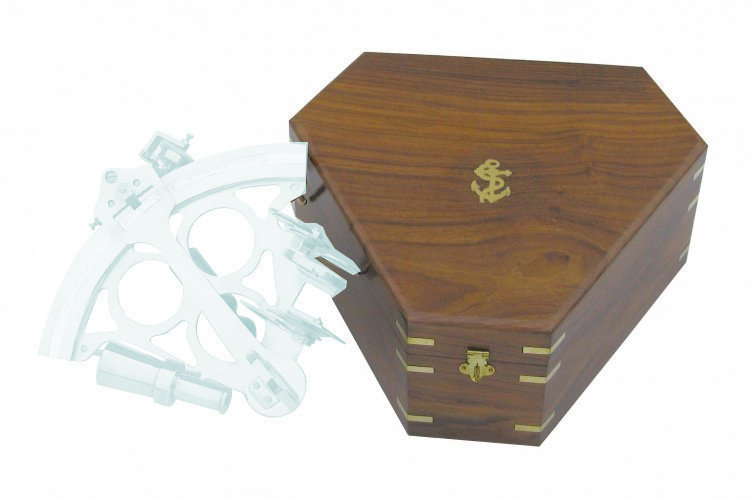 Brass Compass Sea-Club Box for sextant 8202S (B-Stock) #957414 (Damaged)