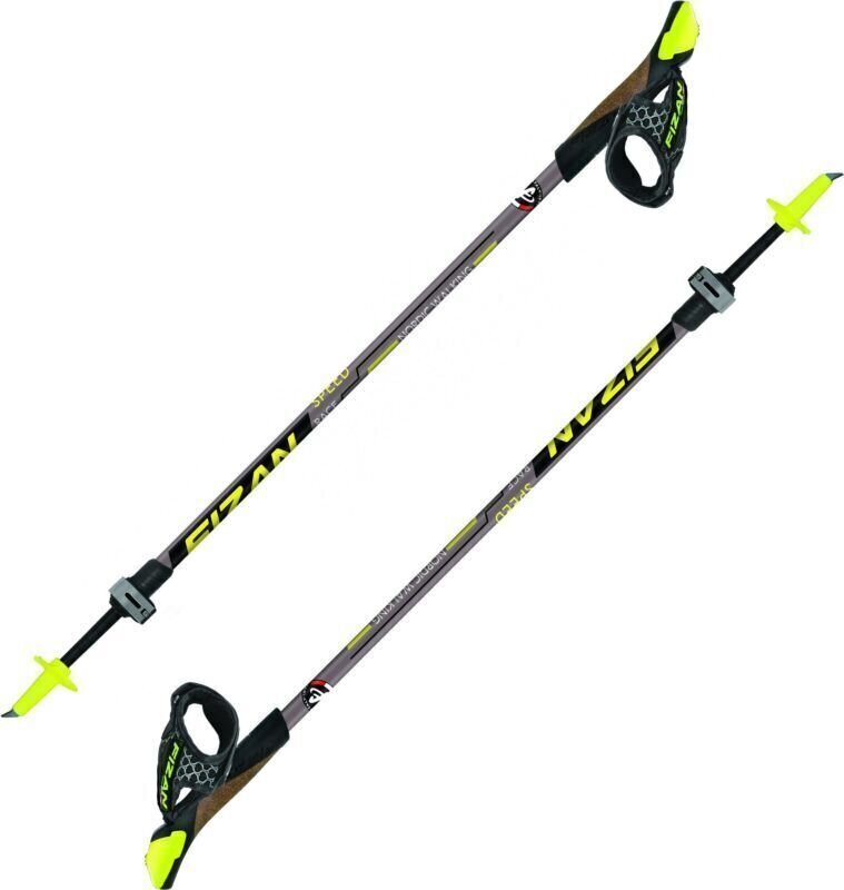 Nordic Walking Stöcke Fizan Speed Race Yellow 73 - 125 cm Nordic Walking Stöcke