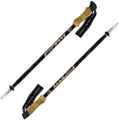 Bețe de trekking Fizan Compact 1947 Black/Brown 59 - 132 cm Bețe de trekking