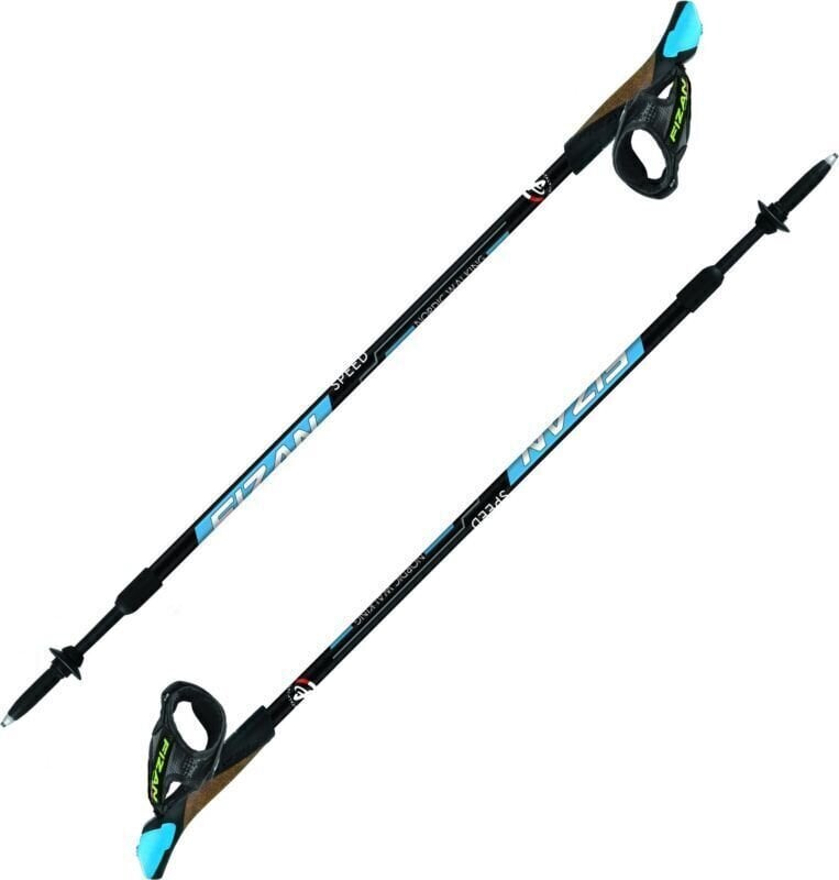 Nordic Walking Poles Fizan Speed Blue 75 - 125 cm