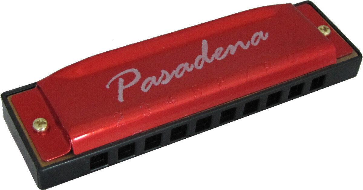 Harmonica diatonique Pasadena JH10 D RD Harmonica diatonique