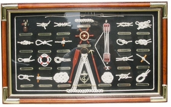 Tablica z węzłami żeglarskimi Sea-Club Knot board 51x31cm