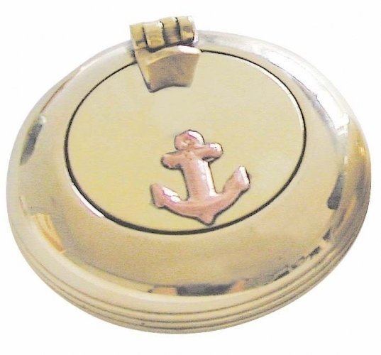 Kubek żeglarski, Popielniczka żeglarska Sea-Club Pocket ashtray brass 5cm