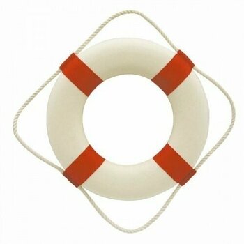 Nautical Gift Sea-Club Lifebelt white/red - 1