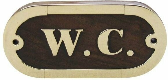 Marine Geschenkartikel Sea-Club Door name plate - W.C. - 1