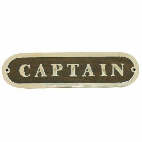 Regalo Sea-Club Door name plate - Captain