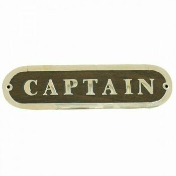 Marine Geschenkartikel Sea-Club Door name plate - Captain - 1