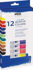 Tinta acrílica Kreul 28250 Set of Acrylic Paints 12 x 12 ml