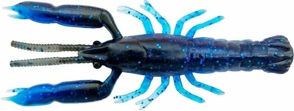 Efterligning Savage Gear 3D Crayfish Rattling Blue Black 5,5 cm 1,6 g - 1