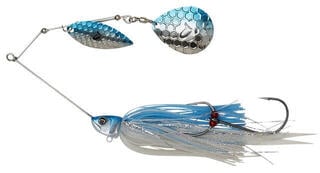 Spinner / Spoon Savage Gear Da'Bush Spinnerbait Blue Silver 14 cm 21 g Spinner / Spoon