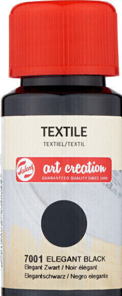 Colore per tessuto Talens Art Creation Textile Tintura tessile 50 ml Elegant Black