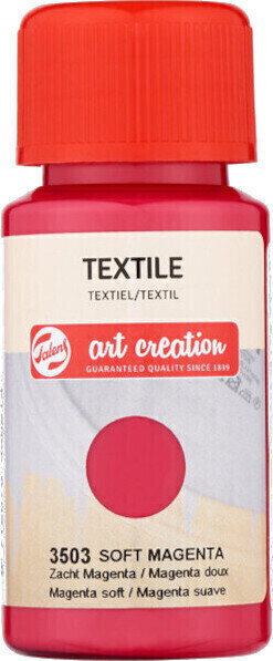 Peinture pour tissu Talens Art Creation Textile Teinture textile 50 ml Soft Magenta