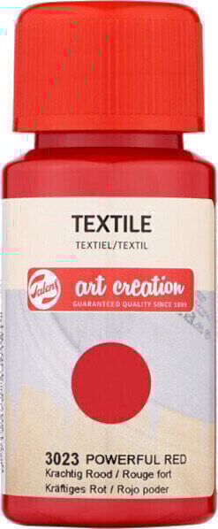 Peinture pour tissu Talens Art Creation 401430230 Peinture pour tissu Powerful Red 50 ml 1 pc