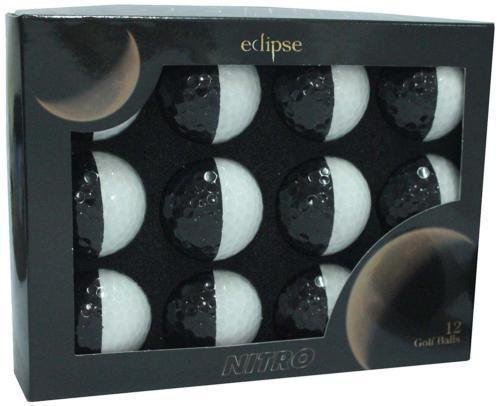 Golfová loptička Nitro Eclipse White/Black