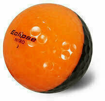 Нова топка за голф Nitro Eclipse Black/Tangerine - 1