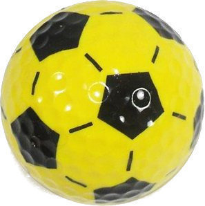 Golfový míček Nitro Soccer Ball Yellow 3 Ball Tube