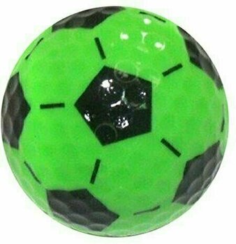 Golfová loptička Nitro Soccer Ball Green/Black 3 Ball Tube - 1