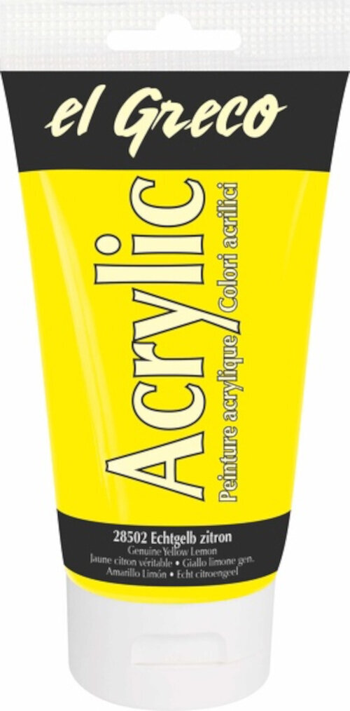 Culoare acrilică Kreul 28502 Vopsea acrilică Genuine Lemon 150 ml 1 buc