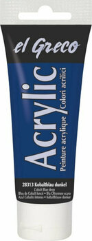 Peinture acrylique Kreul El Greco Peinture acrylique 75 ml Dark Cobalt Blue - 1