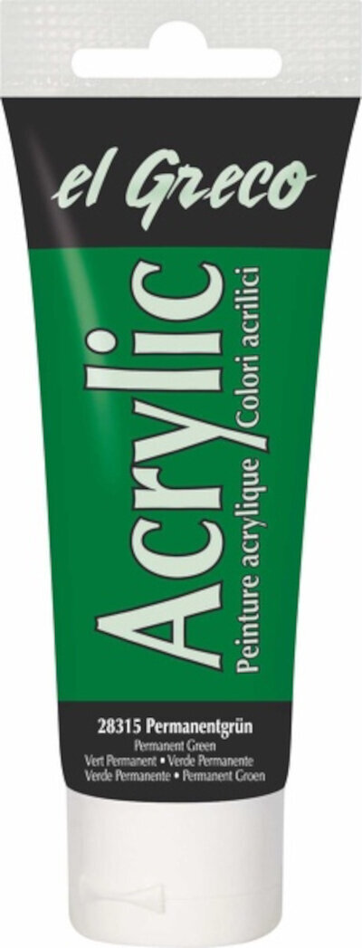 Farba akrylowa Kreul Acrylic Farba akrylowa Permanent Green 75 ml 1 szt
