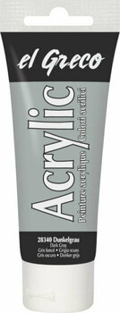 Akrylfärg Kreul El Greco Akrylfärg 75 ml Dark Grey - 1