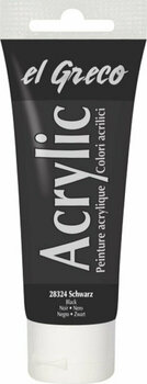 Colore acrilico Kreul El Greco Colori acrilici 75 ml Black - 1