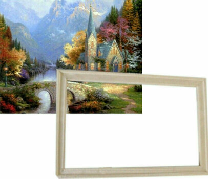 Painting by Numbers Gaira With Frame Without Stretched Canvas Alps 1 - 1