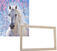 Slikanje po številkah Gaira Z okvirjem brez raztegnjenega platna Beli konj