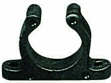 Boat Hook, Paddle, Oars Nuova Rade Plastic Support Clip Black - 25 mm - 1