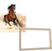 Schilderen op nummer Gaira With Frame Without Stretched Canvas Galloping Horse