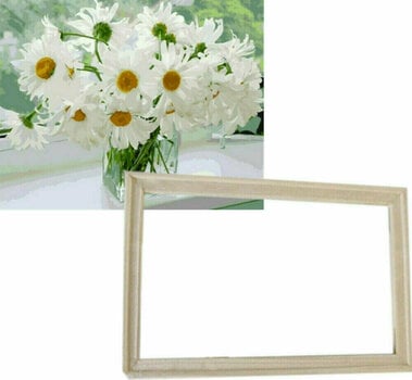Painting by Numbers Gaira With Frame Without Stretched Canvas Daisies 1 - 1
