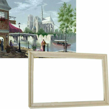 Schilderen op nummer Gaira With Frame Without Stretched Canvas Notre-Dame 2 - 1