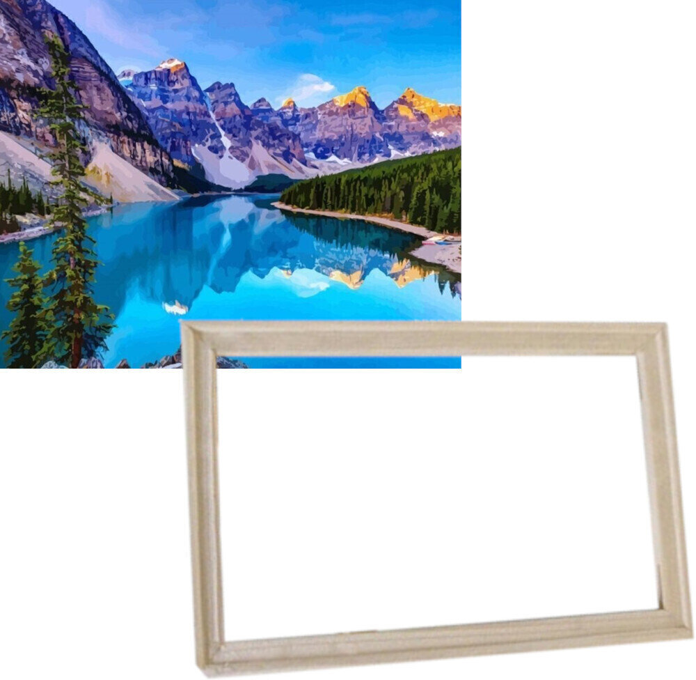 Painting by Numbers Gaira With Frame Without Stretched Canvas Bay